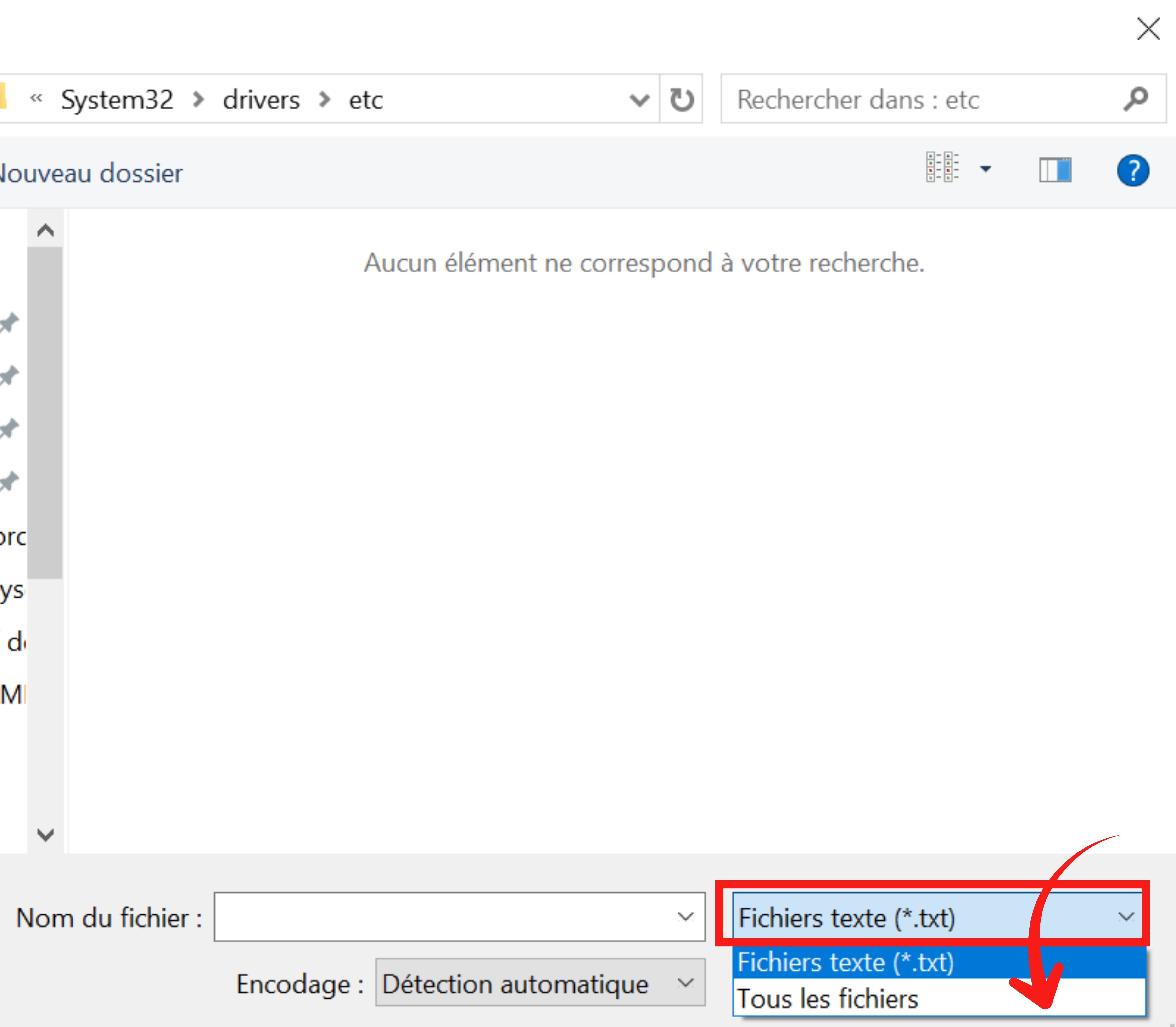 Afficher Tous les fichiers Windows