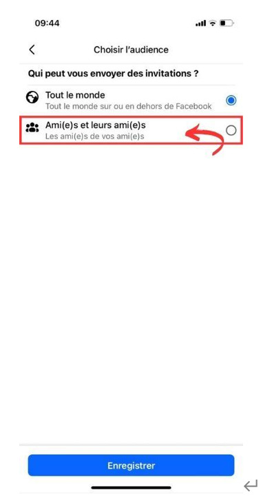Amis d'amis Facebook