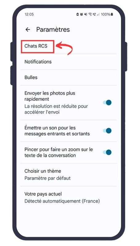 Chat RCS Xiaomi