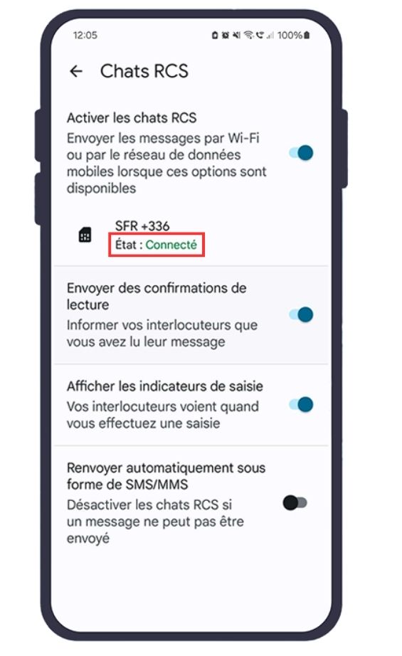Chat RCS Connecté