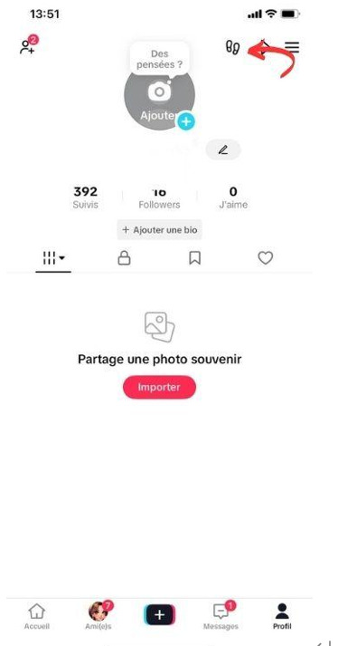 Icône étape TikTok