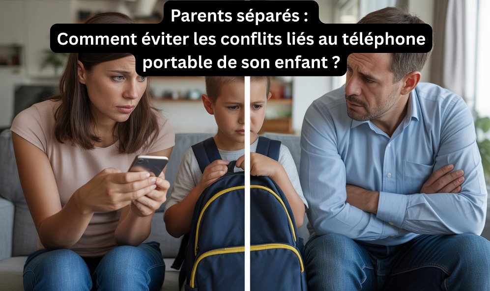 Parents séparés et téléphone portable de l’enfant