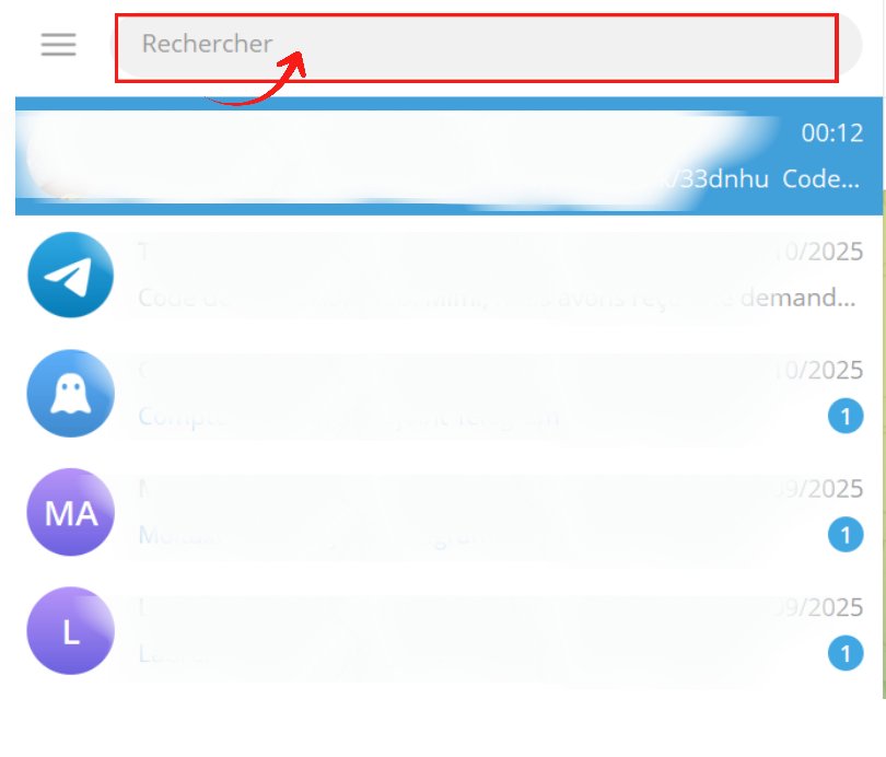 Rechercher sur Telegram