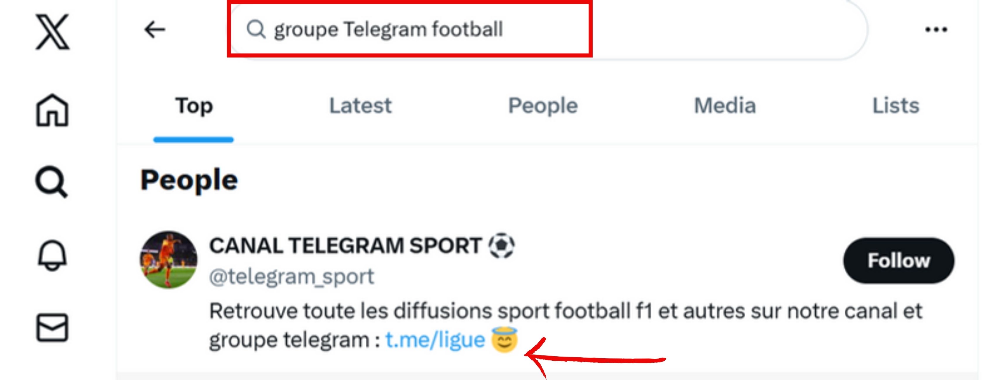 trouver des groupes Telegram sur les réseaux sociaux