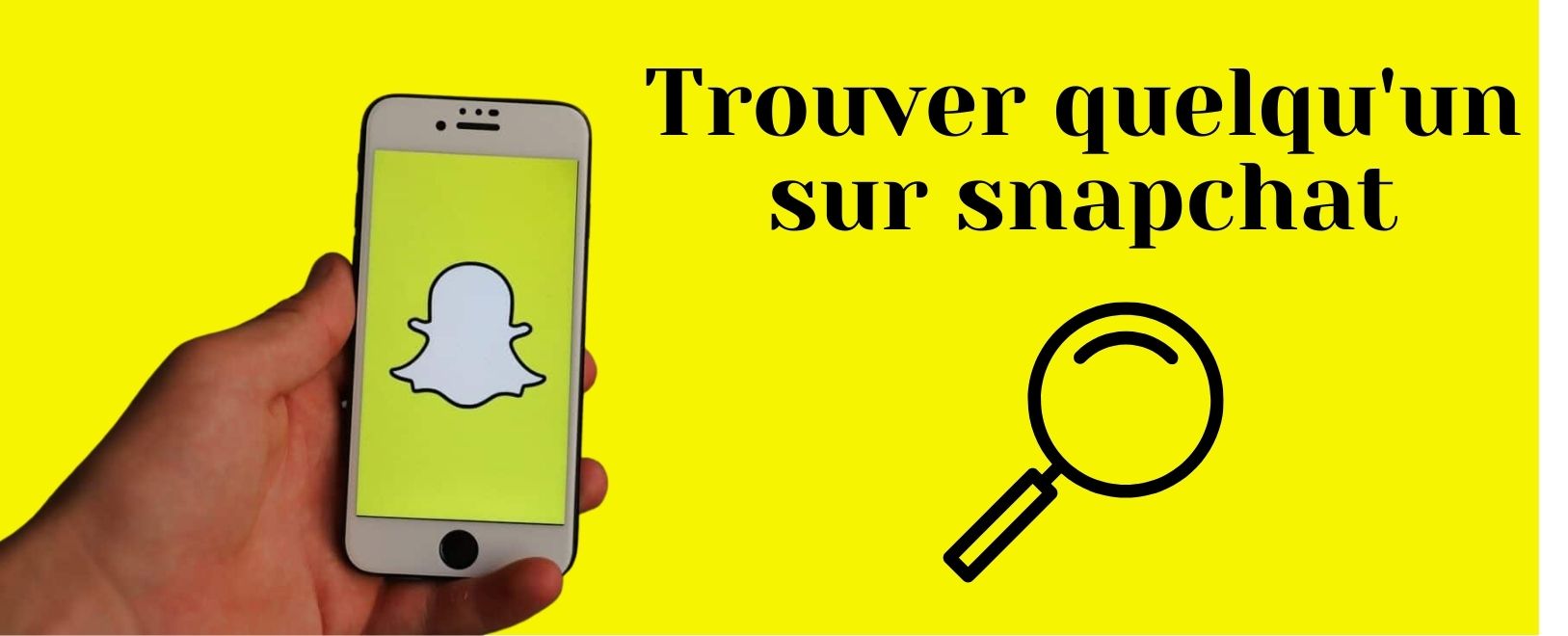Trouver quelqu'un sur Snapchat