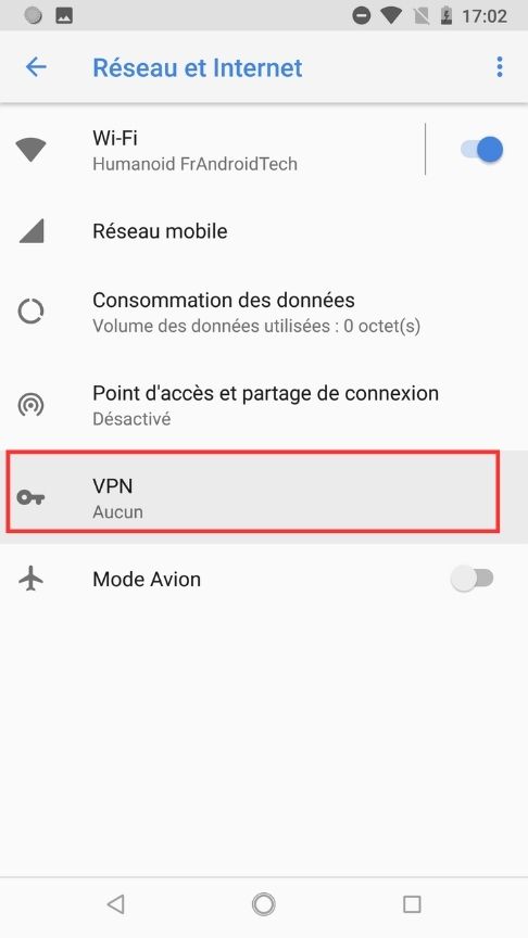 Vérifiez l'état de votre VPN