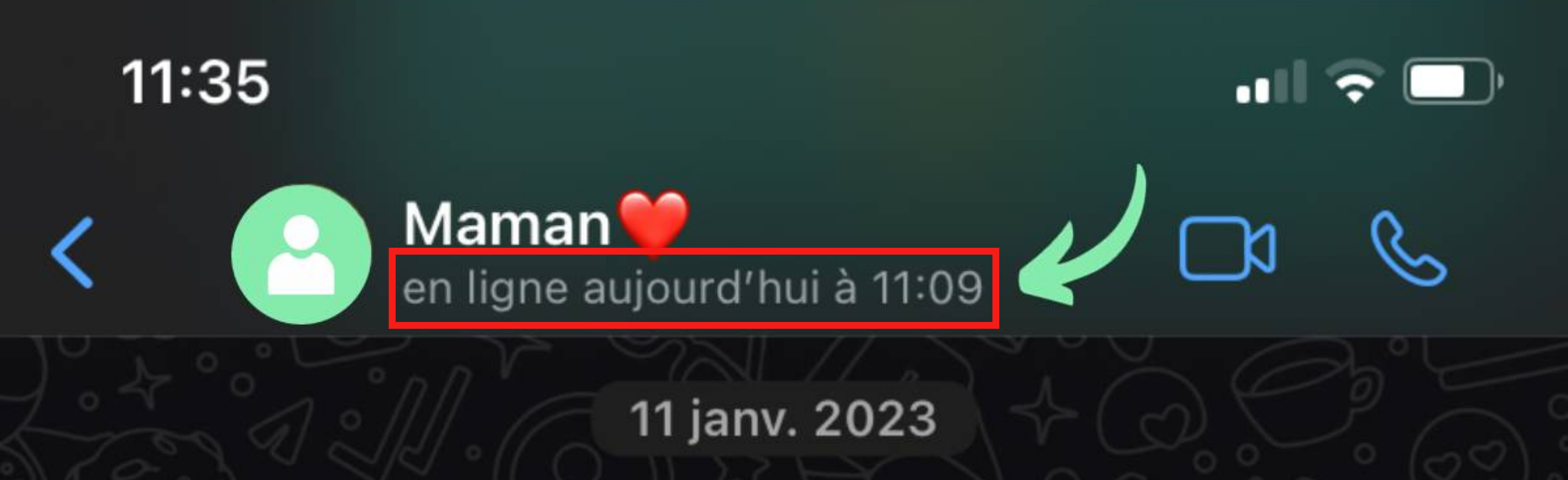Vu à WhatsApp