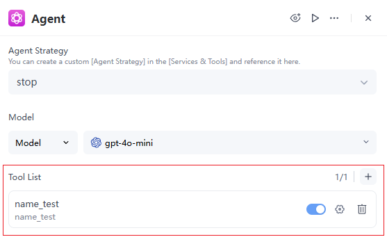 Agent Node call tools