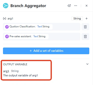 Output variable