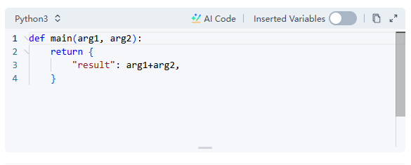 code python 3