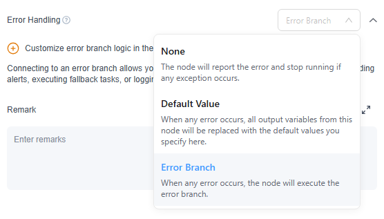 Error Handling