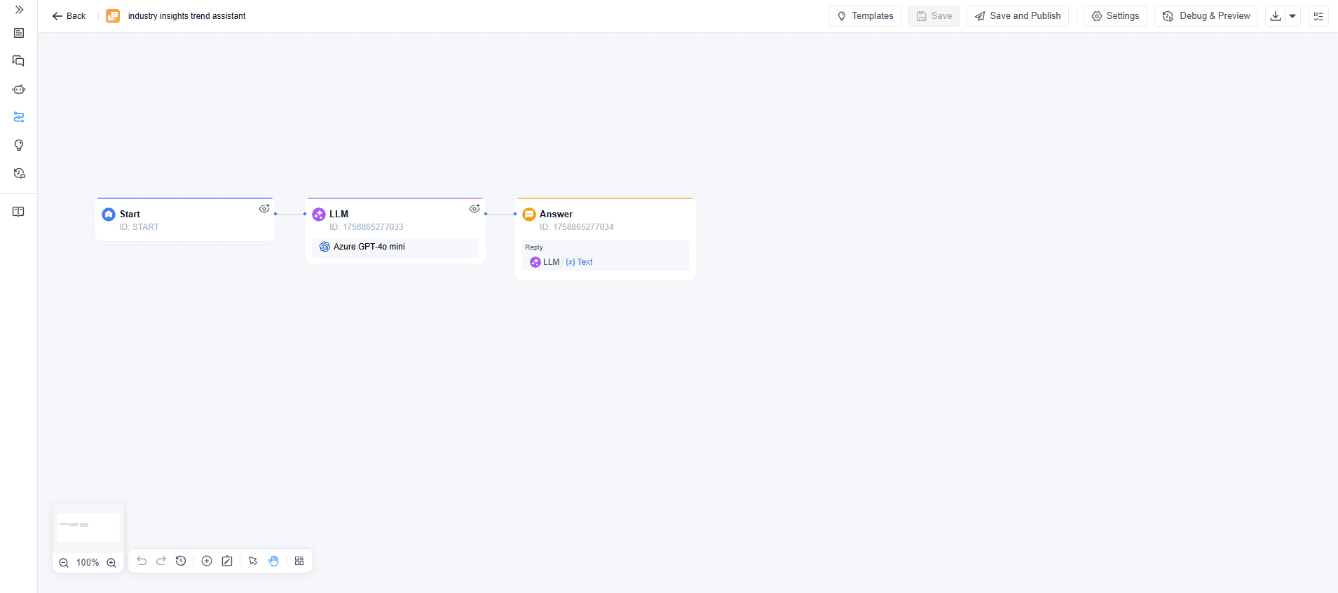 interactive flow canvas
