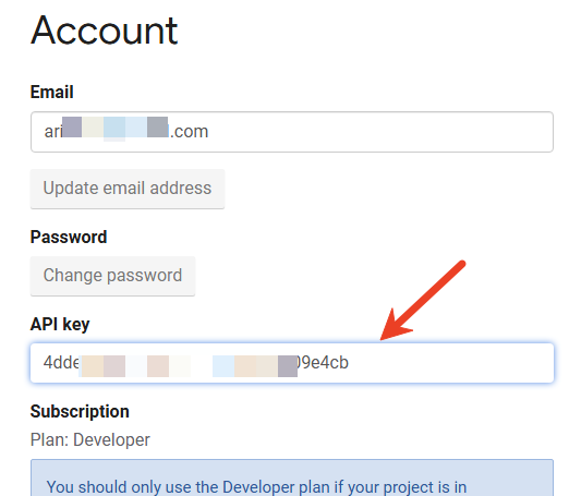 get newsapi key