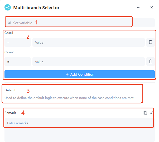 multi branch selector
