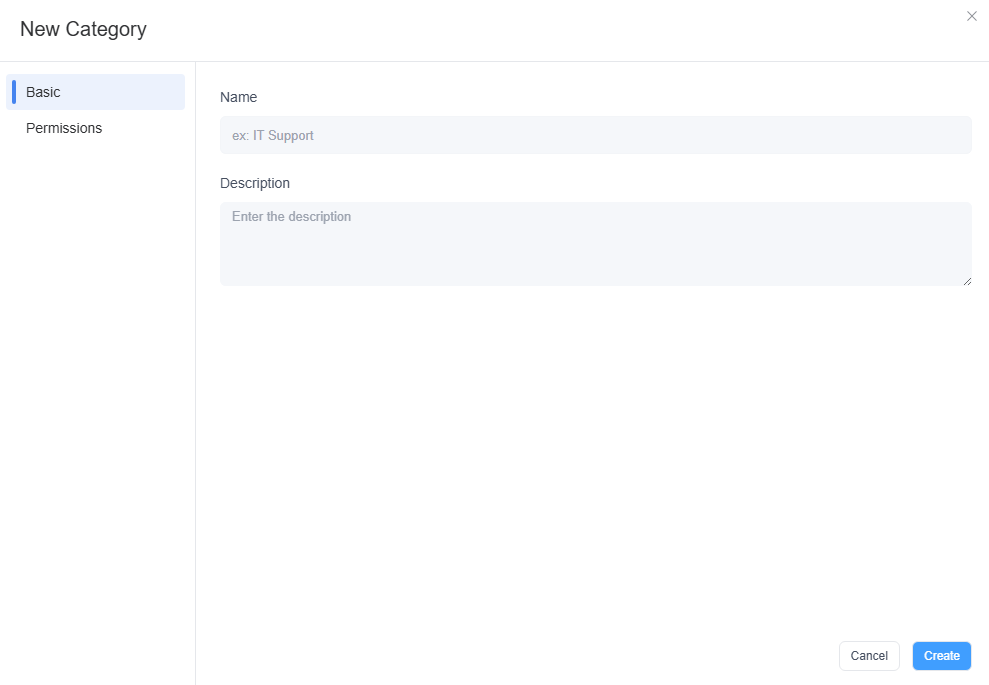 name new category knowledge base