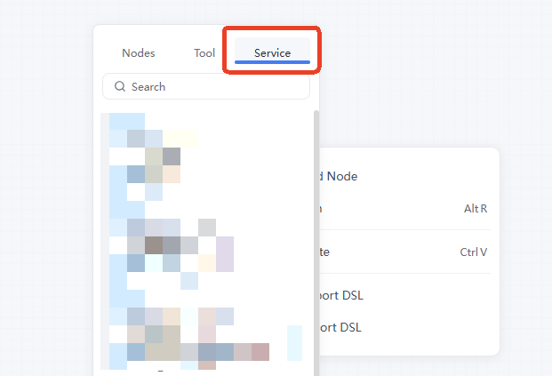 Add Service Node