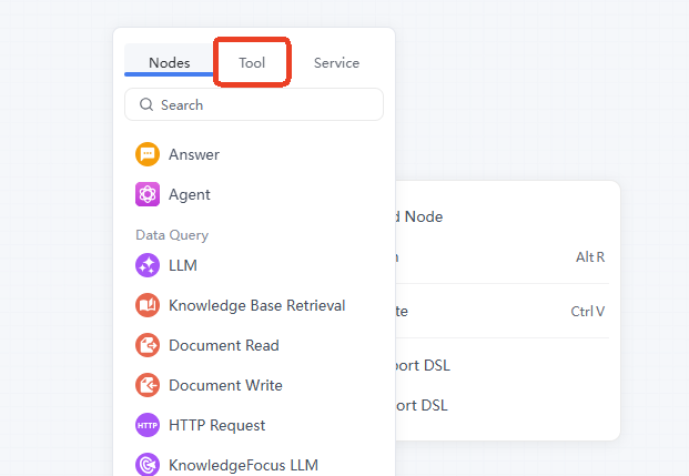 Select a Service