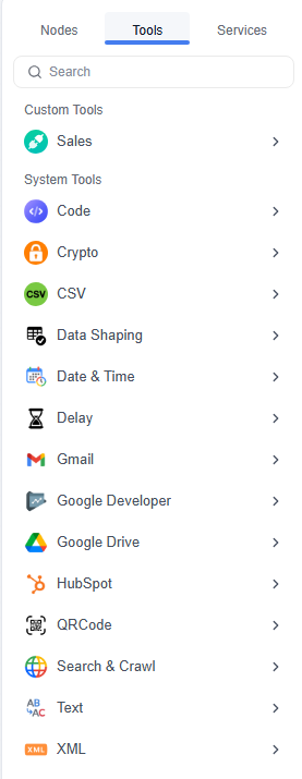 tools in GoInsight.AI