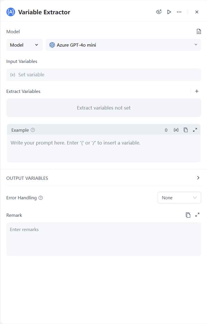variable extractor instance data 1