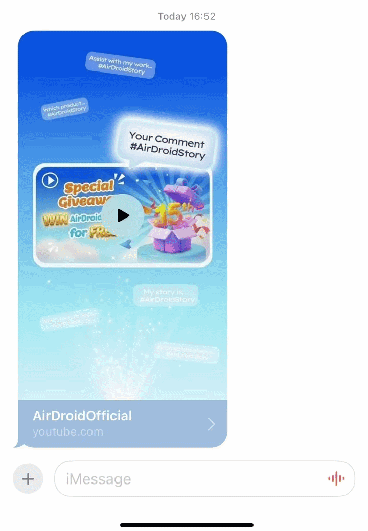 cant open YouTube on iMessage