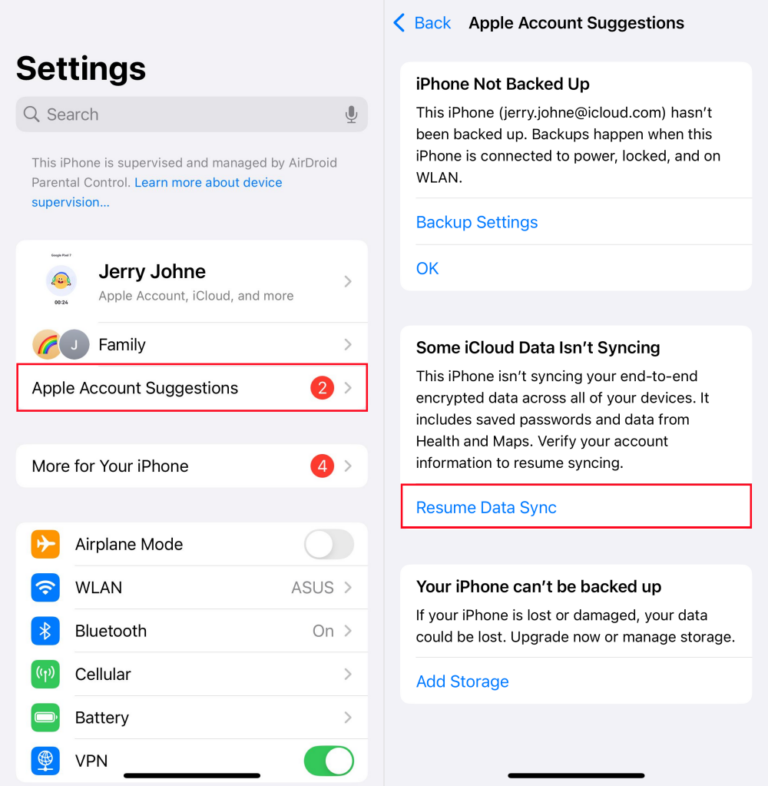 fix share location unavailable