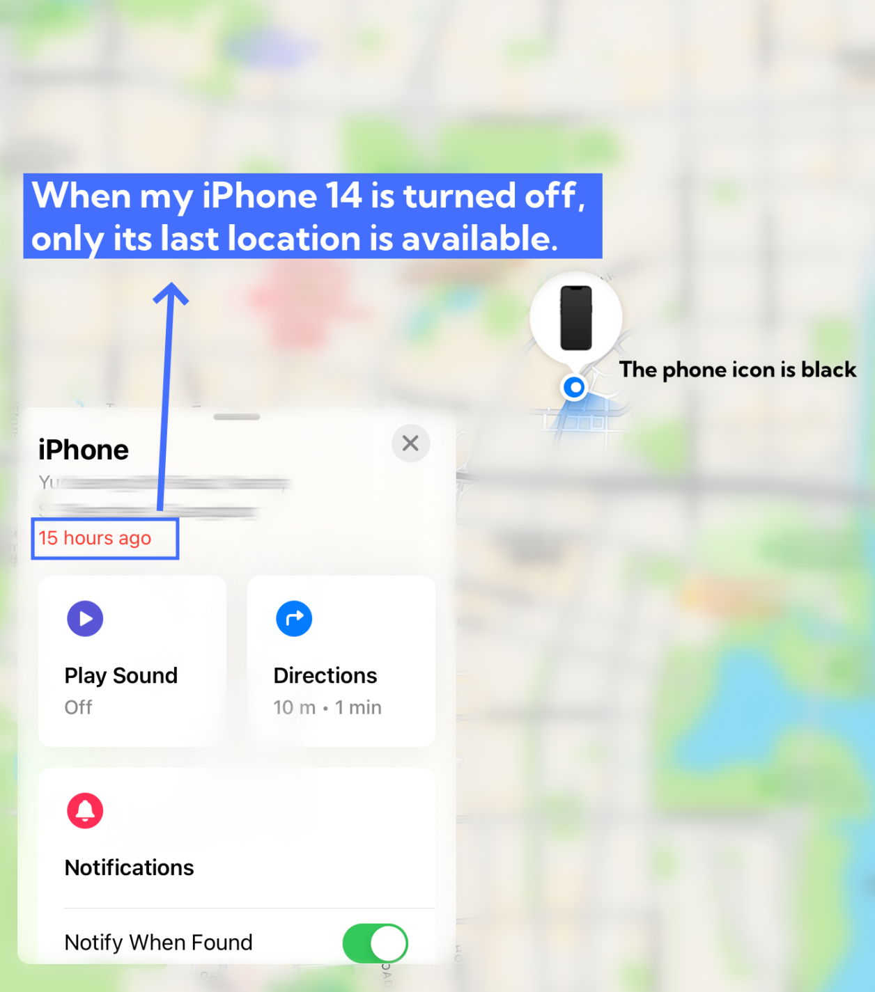 iphone cant be track when it is off