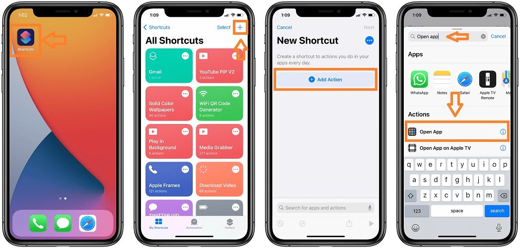 Rename Apps on iPhone with Shortcuts App 1