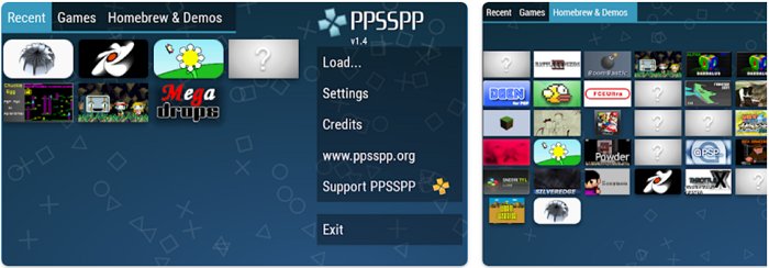 PPSSPP‐PSP エミュレータ