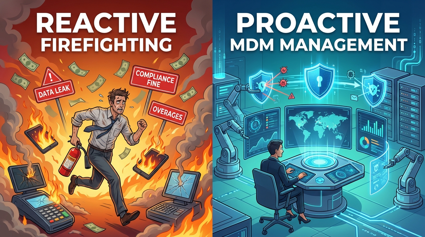 1. infographic illustration split screen comparison 1
