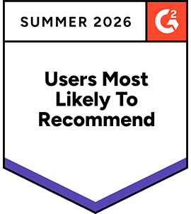 2026 g2 summer Users Most Likely To Recommend