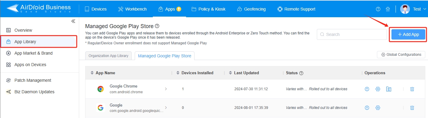 Configure Chrome Settings
