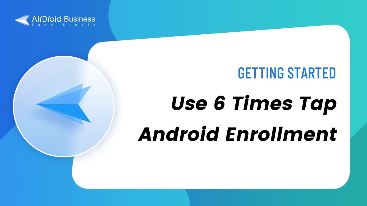 How to use 6 times tap Android Enr