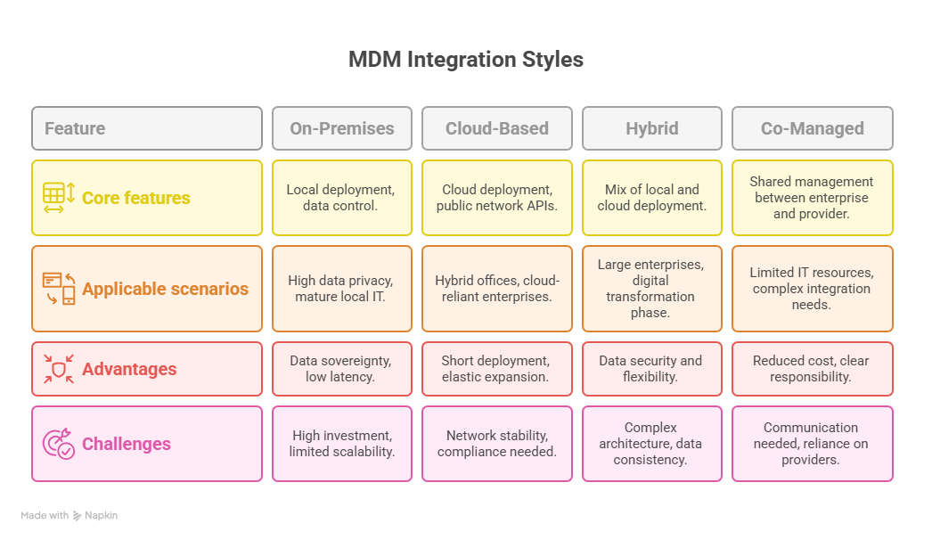 MDM-Integration-Styles