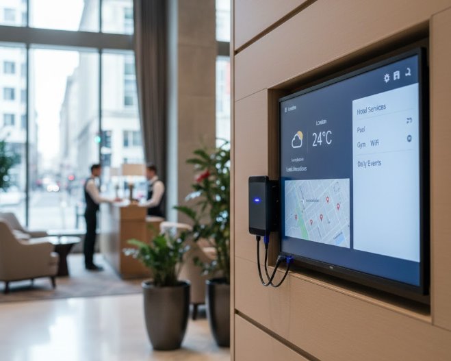 android tv box used in hotel