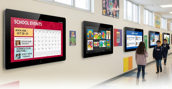 digital-signage-in-school-hallway