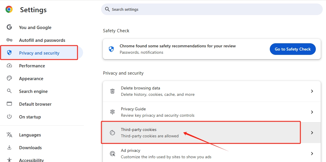 google chrome Step 1