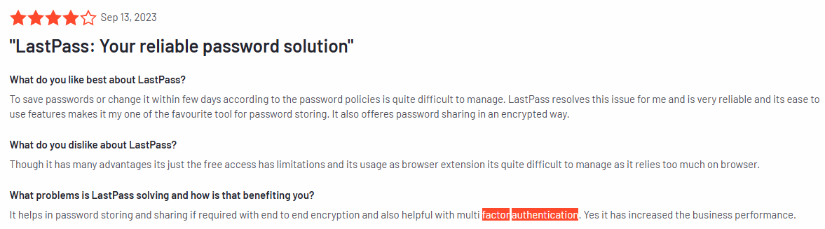 LastPass review