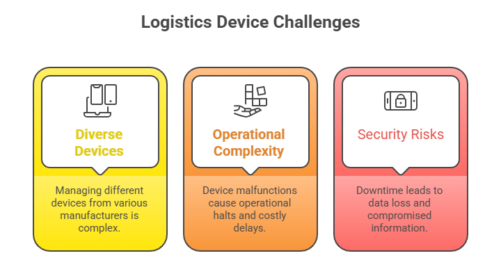 Continuity challenges in logistics devices