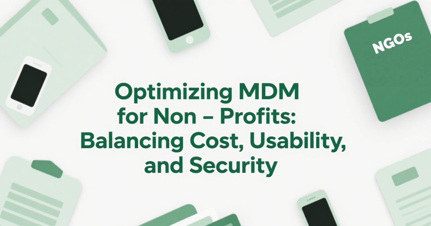 mdm for non-profits