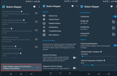 use third party apps to disable volume button small