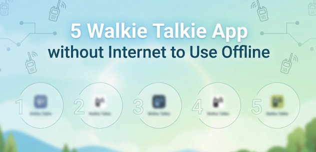 walkie talkie app without internet