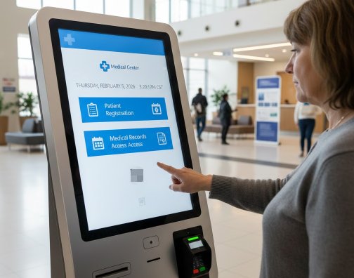 windows kiosk for medical