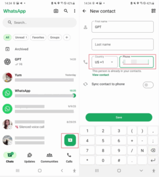 thêm số ChatGPT WhatsApp chính thức