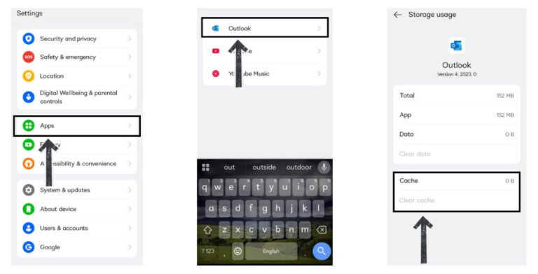 android outlook not syncing