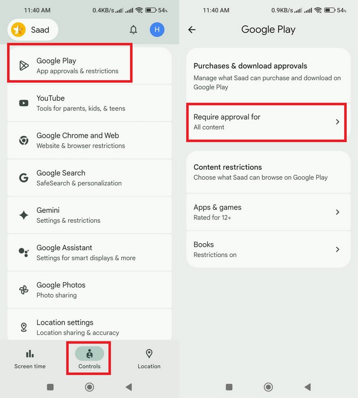 app block android
