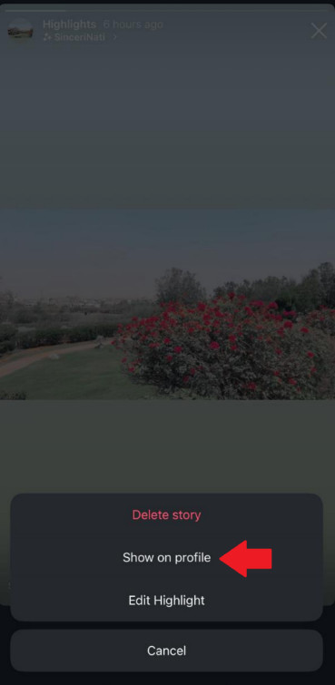 unarchive instagram highlights