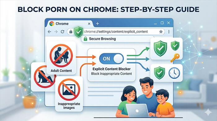 Block porn on Chrome for kids