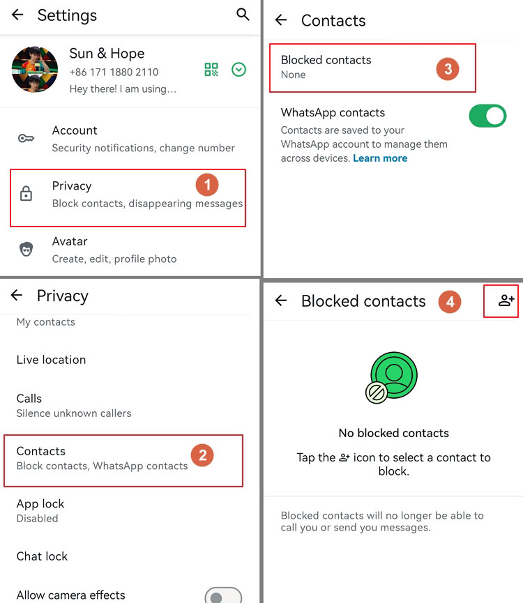 ensure that you're not sharing live location with any chats WhatsApp