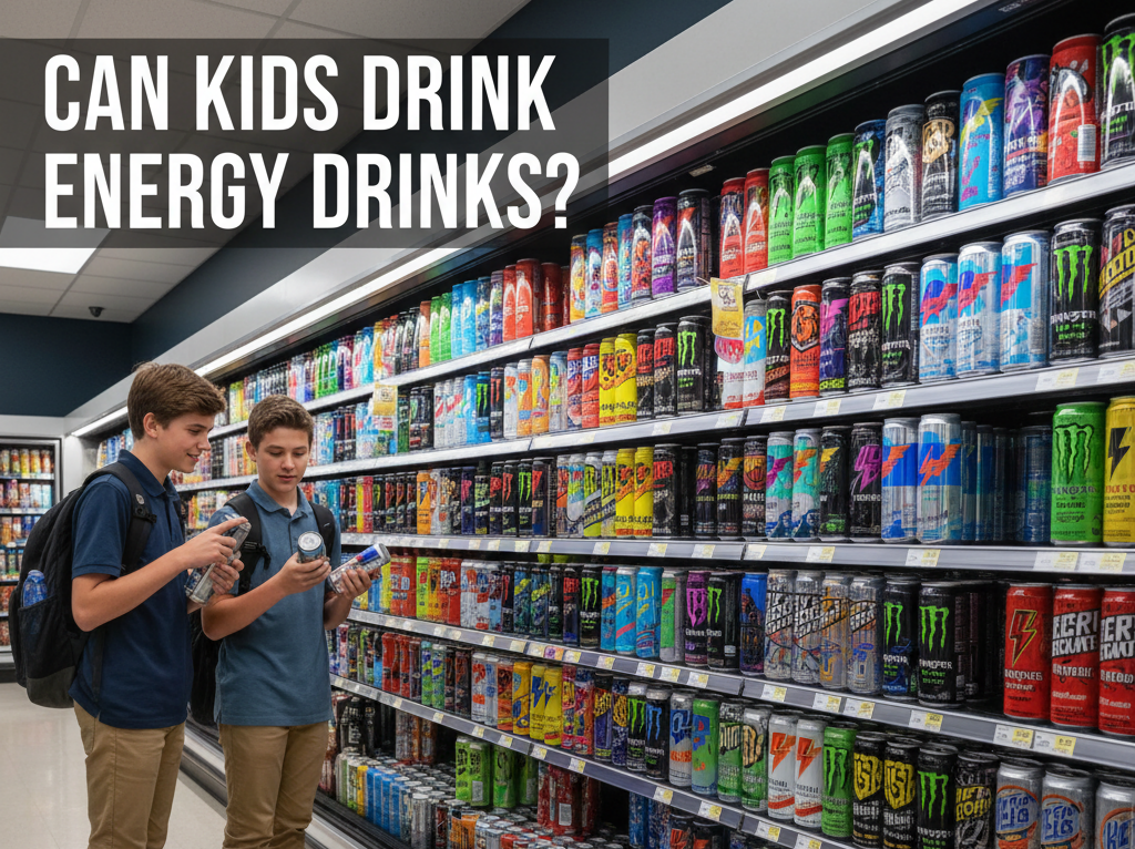can kids drink energy drinks
