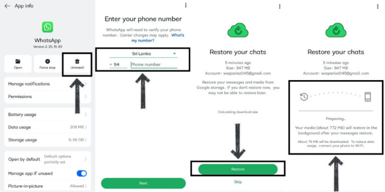 vedere messaggi da numeri bloccati